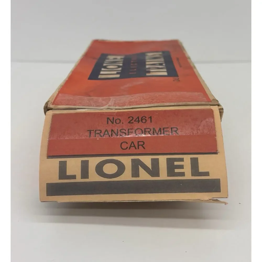 Lionel Postwar Depressed Transformer Flat Car 2461 w/ Original Box
